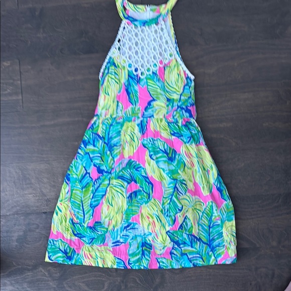 Lily Pulitzer Vibrant Leaf Print Dress - Picture 1 of 3